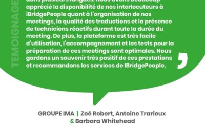 Témoignage client | Groupe IMA