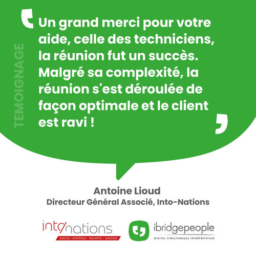 Testimonio de un cliente | Into-Nations 